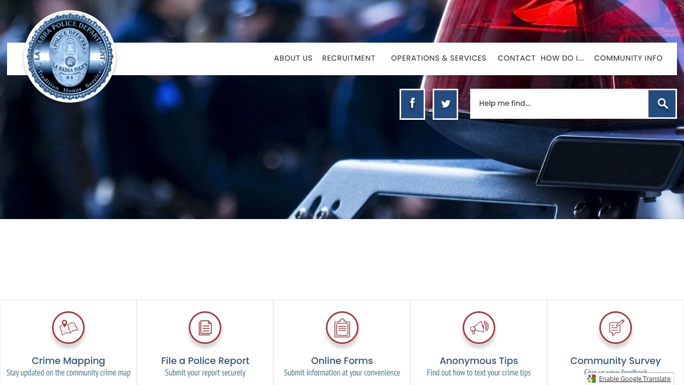 Police Department | La Habra, CA - Official Website